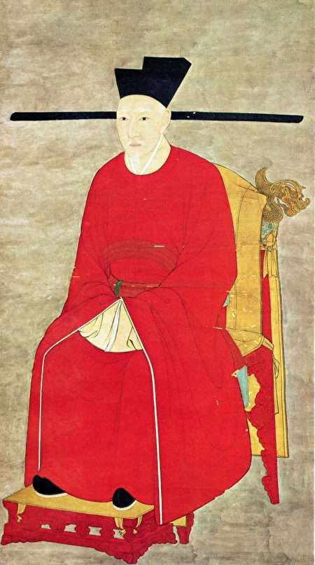 宋高宗趙構畫像。（公有領域）
